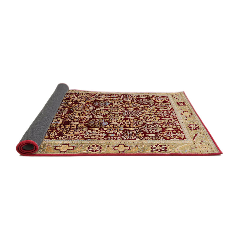 Tapis oriental rouge Ladera, Rond 7 pi