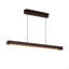 Luminaire suspendu moderne en bois de noyer de 39 po à DEL, lumière réglable réglable pour la salle à manger, la cuisine et le salon-554135035