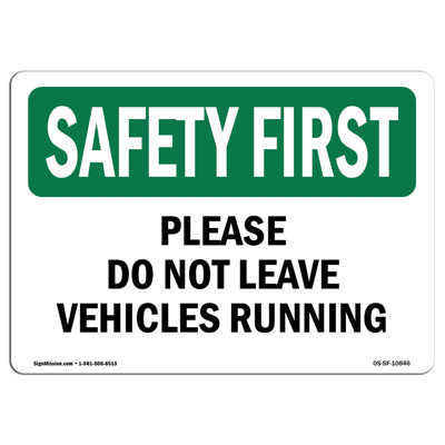 Osha Safety First Sign