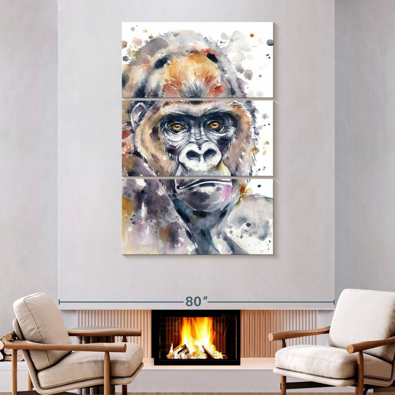 Brampt A World Away, 74" H x 48" W