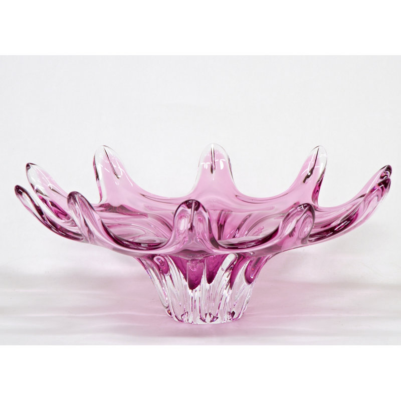 Bol décoratif en verre soufflé à la main Almaguer