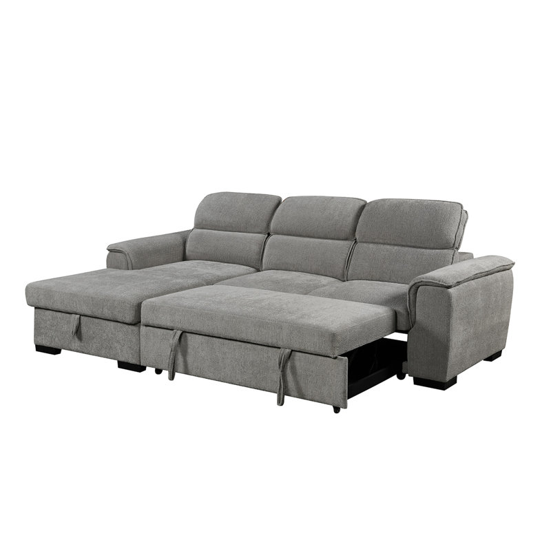 Ceon 3 Seater Sofa Bed, Grey