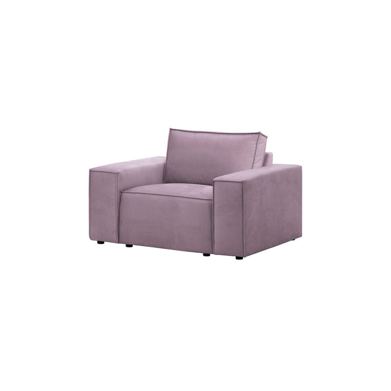 Upholstered Armchair, Pink