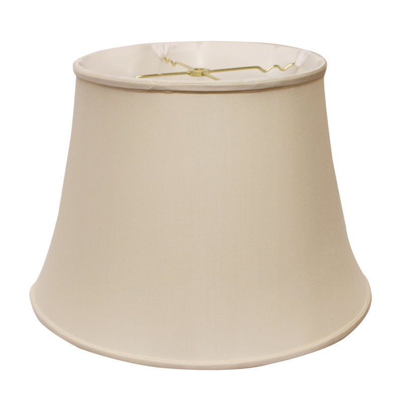 Abat-jour cloche champagne en soie