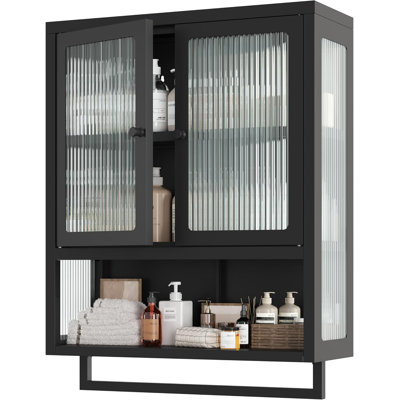 Armoire de salle de bain murale, armoire de rangement au-dessus de la toilette,