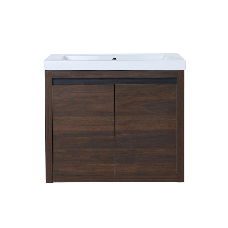 Ensemble de meuble-lavabo 24 po avec armoires 24 po, Noyer de Californie