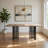 Merild Slatted Dining Table in Antique Oak and Black