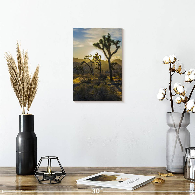 Harnek Joshua Tree Park Desert Field, 12" H x 8" W