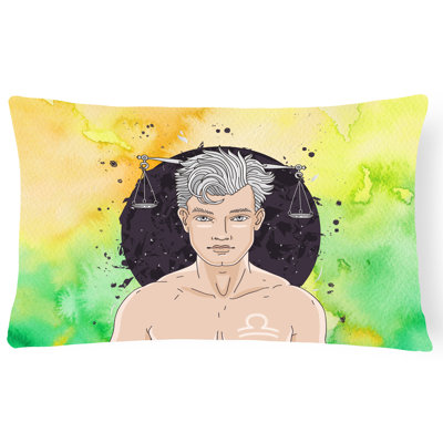Coussin lombaire à enseignes libra zodiac