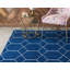 Tapis bleu marine Tellaro-40283609