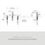 Nibi Widespread Lavatory Faucet-342263140