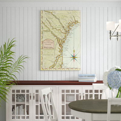 'Petite Map of Georgia' by Unknown - Graphic Art Print