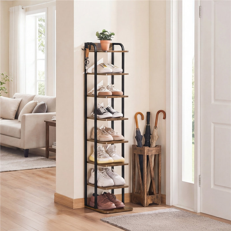 Shoe Rack, 30 cm L × 26.5 W × 128 cm H