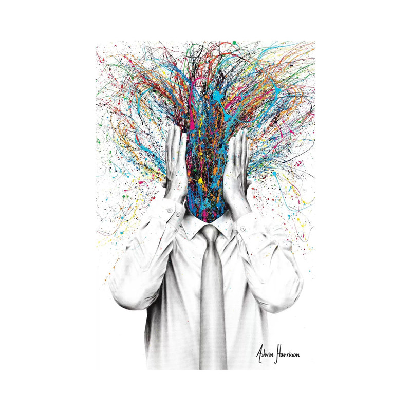 Mindfulness by Ashvin Harrison - Wrapped Canvas Print, 20.32 cm H x 30.48 cm W
