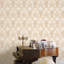 Opulence Luxury Italian Damask Glitter/Shimmer Double Width 33' L x 42" W Wallpaper Roll-63825192