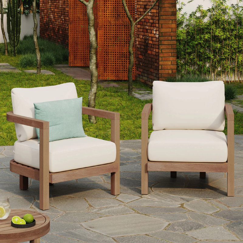 Thurmont Acacia Outdoor Lounge Chair