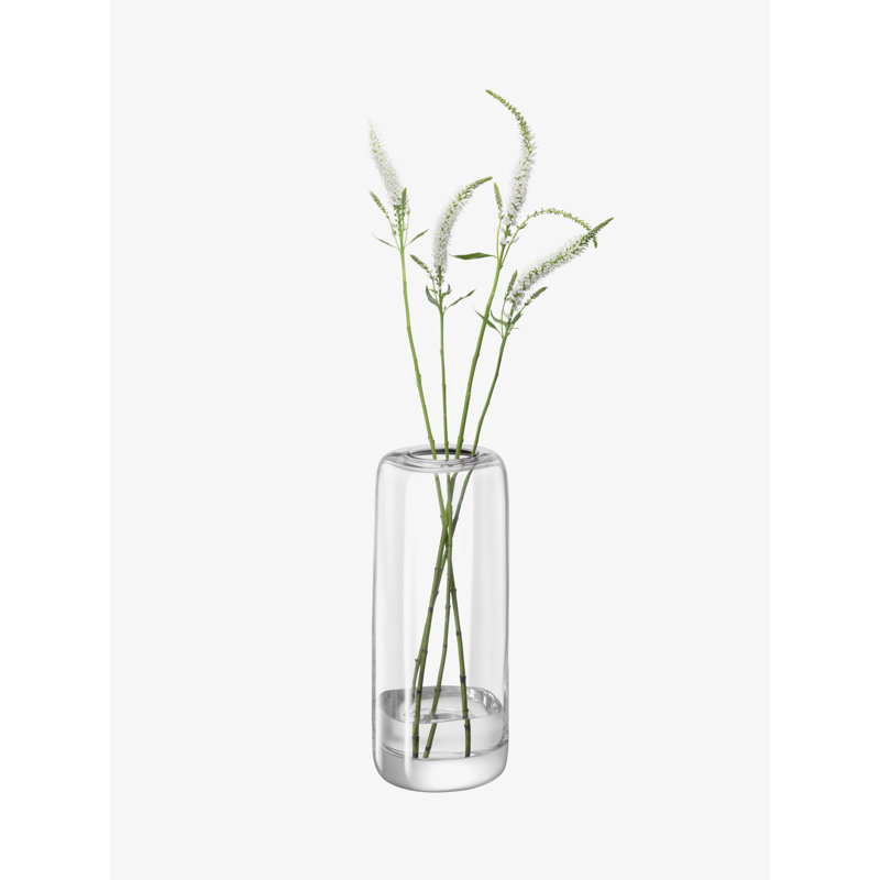 Melt Handmade Glass Table Vase, Clear