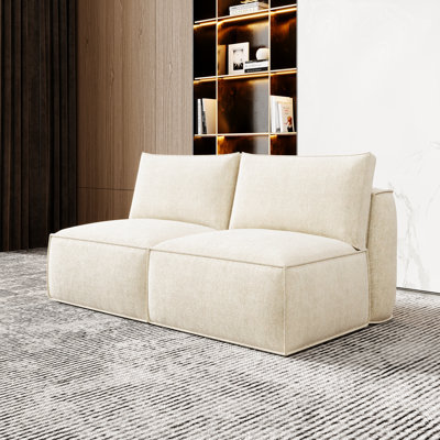 Canapé modulaire en chenille Boneless