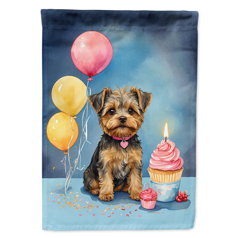 Drapeau «Happy Birthday House», Yorkipoo