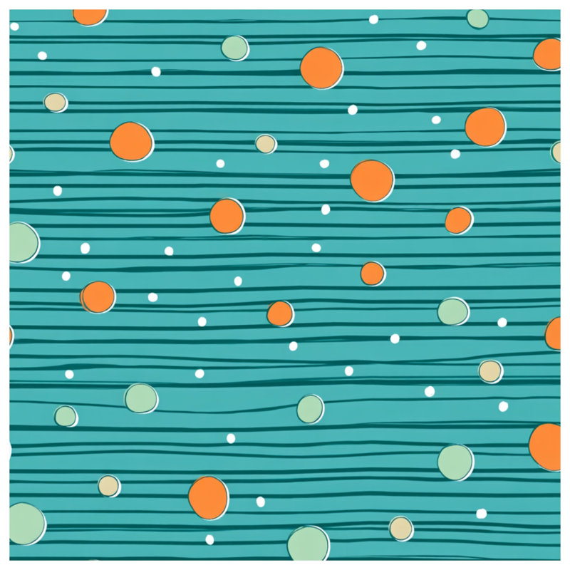 Coussin décoratif à pois, 20 po x 20 po