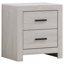 Ensemble de chambre avec lit à panneaux 5 pièces White