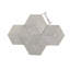 Carrelage mural en marbre Hexagon