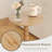 Small Side Table, Drink Table For Small Spaces, Modern Accent Table Martini Table With Solid Wood Leg, Round End Tables Living Room For Bedroom And Office-213241701