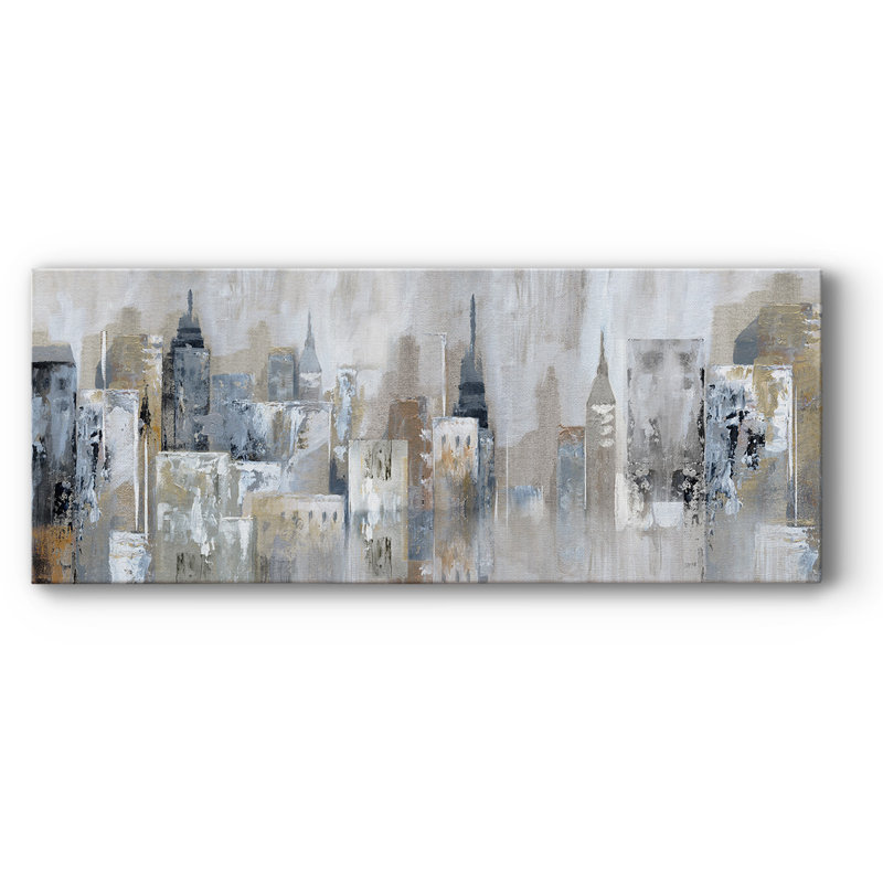 Impression sur toile Bay City, H 24 po x l 60 po x P 1,5 po