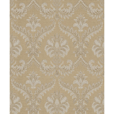 Classic Italian Collection Traditional Damask 3D Embossed Wallpaper Roll