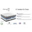 Matelas ferme en mousse matelassée 6 po-1482593394
