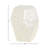 Cole And Grey Mother Of Pearl Shell Handmade Cream Side End Accent Table