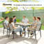 6 - Person Patio Dining Set with Rectangular Table