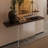 Modern Nut-Brown Solid Wood Console Table-336512643