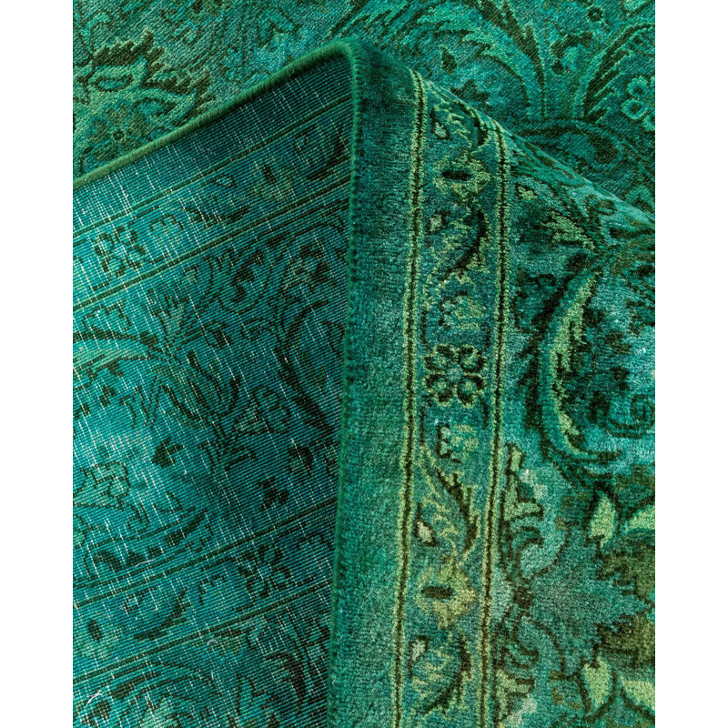Overyed One-of-a-Kind Rectangle 4'1" X 6'2" Hand Knotted Area Rug