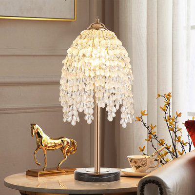 Lampe de table 18,9 po French Crystal