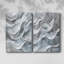 ABSTRACT Series CDLIV - Toile tendue avec châssis de qualité supérieure - Prêt à être accroché-108955199