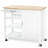 Gresham Solid Wood Top Kitchen Cart