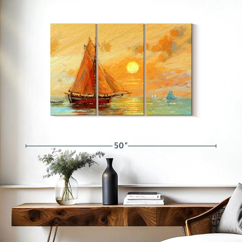 Voilier Mehar Sunset Sea, H 24 po x l 38 po
