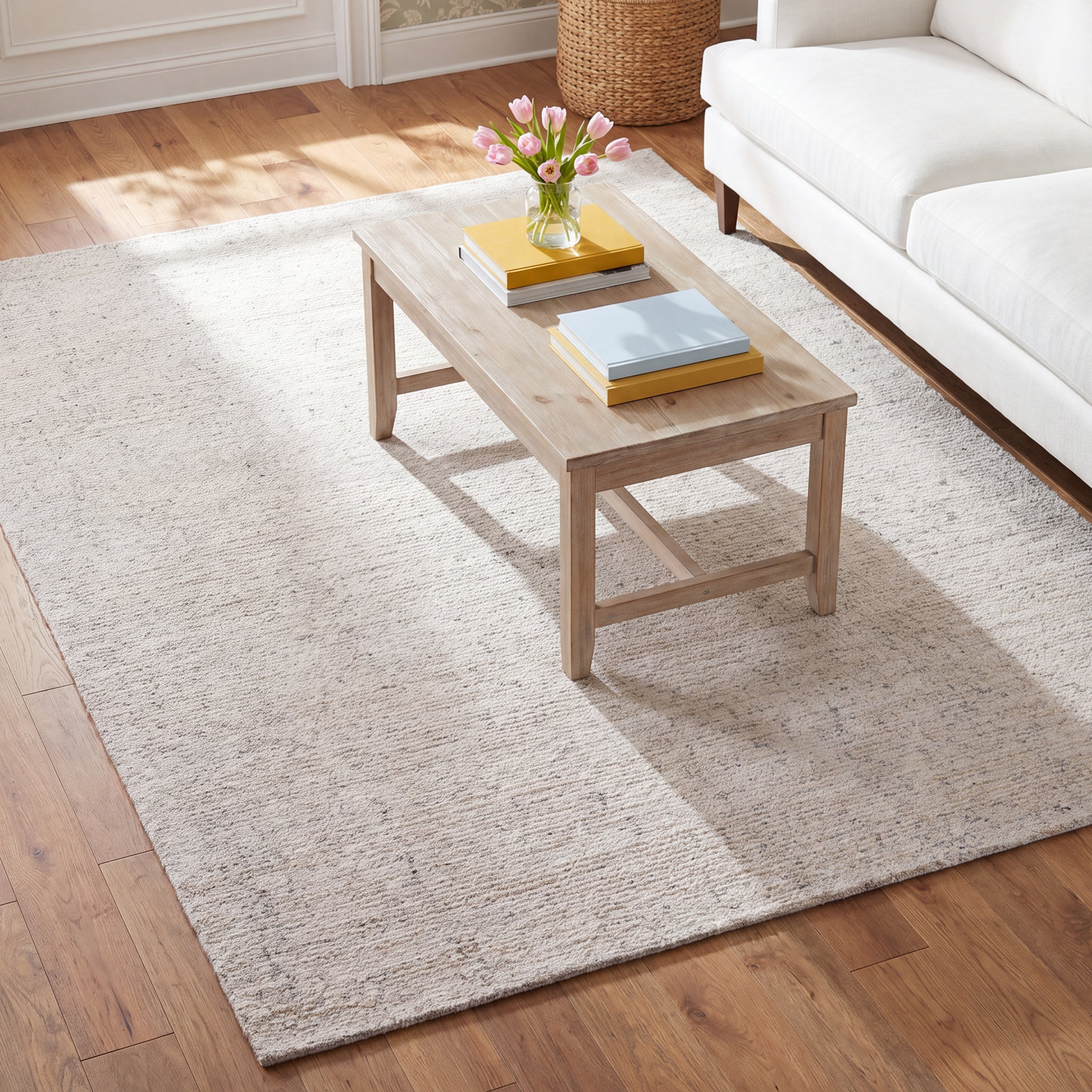 Hand-Tufted Wool Rug, Rectangle 3' x 5'