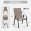 Stacking Patio Dining Armchair
