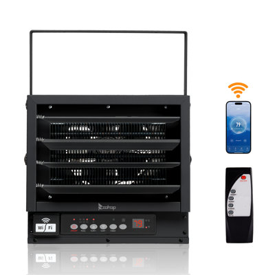 240-Volt Electric Garage Heater With Remote And Wifi Function