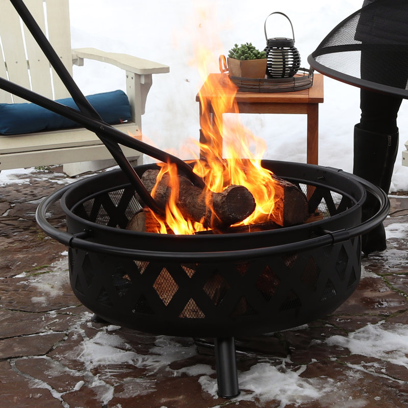 Axel 9'' x 9'' Steel Fire Pit Tool
