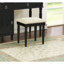 Ensemble de meuble-lavabo de chambre à coucher avec tabouret et tiroirs ouverts-1308605401