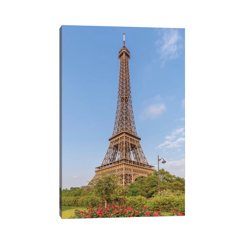 «Paris View» par Melanie Viola - Photographie sur toile tendue, H 18 po x l 12 po x 1,5 po