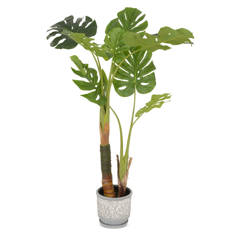 120cm Faux Philodendron Plant in Pot