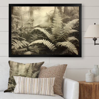 Green Fern Scenery V sur toile
