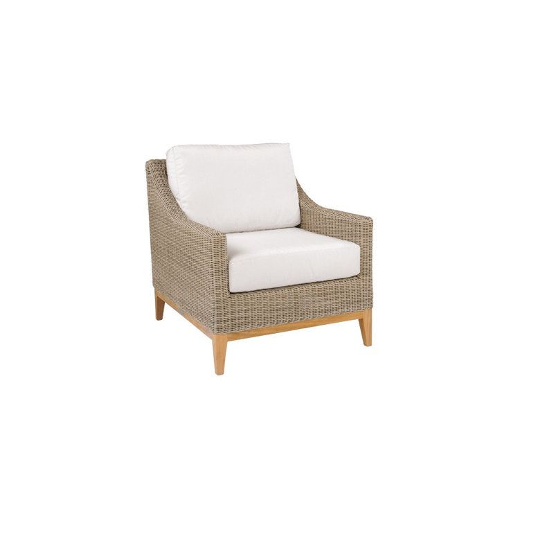 Frances Outdoor Lounge Chair, Demo Putty, Frances Willow