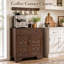 Armoire d'appoint 2 portes avec tiroir supérieur-133679217