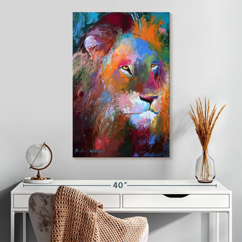 Brampt lion, H 30 po x l 20 po