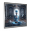 «Blue Yogini Meditation Spiritual Elegance» sur impression sur toile-1872891826-1872891837